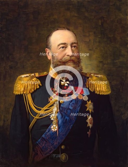 Portrait of Admiral E. I. Alexeyev, 1904. Creator: Alexander Fedorovich Pershakov.