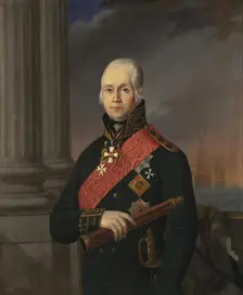 Portrait of Admiral F.F.Ushakov, 1850. Creator: Unknown