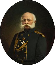 Portrait of Admiral F. P. Vrangel, 1892. Creator: Alexander Fedorovich Pershakov