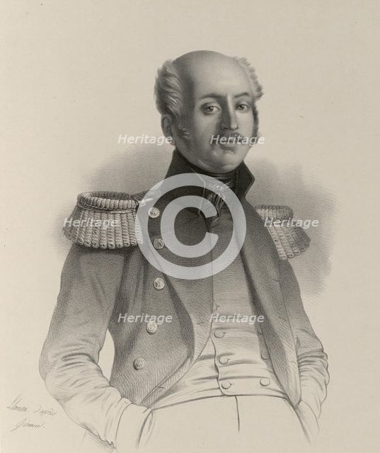 Portrait of Admiral Ferdinand Baron von Wrangel (1796-1870), 1830-1840s.