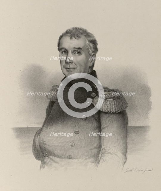 Portrait of Admiral Ivan (Adam) Krusenstern (1770-1846), 1830-1840s.