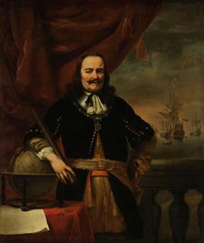 Portrait of Admiral Michiel Adriaenszoon de Ruyter (1607-1676), 1667. Creator: Bol, Ferdinand (1616-1680)