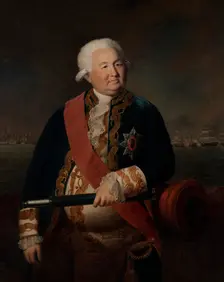Portrait of Admiral Sir Edward Hughes, c1786. Creator: Unknown