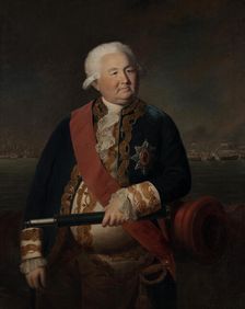 Portrait of Admiral Sir Edward Hughes, c1786. Creator: Unknown