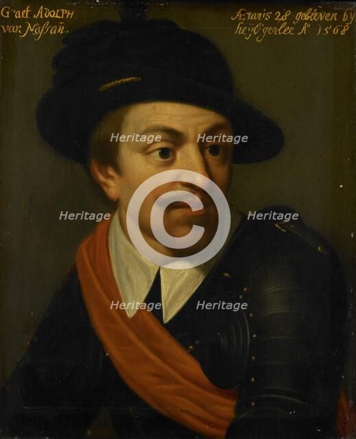 Portrait of Adolf (1540-68), Count of Nassau, c.1633-c.1635. Creator: Workshop of Wybrand de Geest.