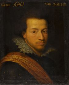 Portrait of Adolf (1586-1608), Count of Nassau-Siegen, c.1609-1633. Creator: Workshop of Jan Antonisz van Ravesteyn