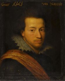 Portrait of Adolf (1586-1608), Count of Nassau-Siegen, c.1609-1633. Creator: Workshop of Jan Antonisz van Ravesteyn