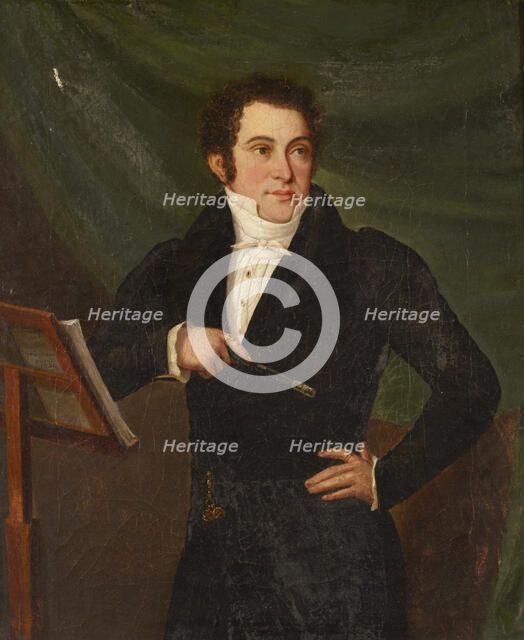 Portrait of Adolf Ganz (1796-1869), 1835. Creator: Grünbaum, Laurent (Lorenz) (1760-1855).