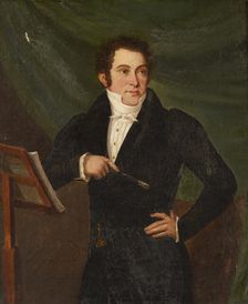 Portrait of Adolf Ganz (1796-1869), 1835. Creator: Grünbaum, Laurent (Lorenz) (1760-1855)