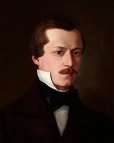 Portrait of Adolf Poller, c1858. Creator: Andrzej Bronislaw Grabowski