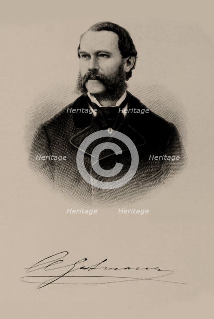 Portrait of Adolf Wilhelm Gutmann (1819-1882), ca 1860.