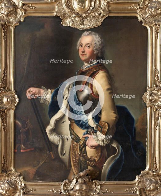 Portrait of Adolph Frederick (1710-1771), Crown Prince of Sweden. Artist: Pesne, Antoine (1683-1757)