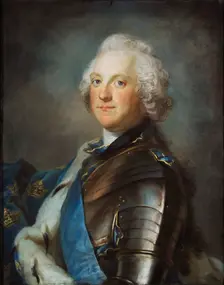 Portrait of Adolph Frederick (1710-1771), King of Sweden, between 1751-1786. Creator: Lundberg, Gustaf (1695-1786)