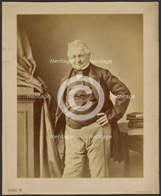 Portrait of Adolphe Thiers (1797-1877) , ca 1860. Creator: Disdéri, André Adolphe-Eugène (1819-1889).