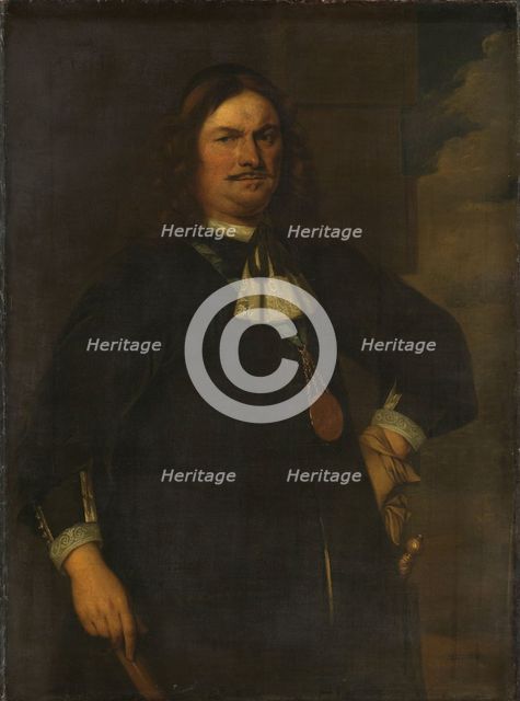 Portrait of Adriaen Banckert (c.1620-1684), Vice Admiral of Zeeland, c.1648-c.1670. Creator: Hendrick Berckman.