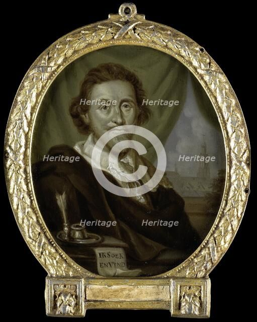 Portrait of Adriaen Pietersz van de Venne, Painter and Poet, 1700-1732. Creator: Arnoud van Halen.