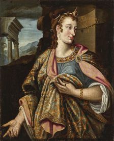 Portrait of Aelia Paetina, second wife of the Roman Emperor Claudius, End of 16th century. Creator: Anonymous