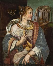 Portrait of Aemilia Lepida, wife of the Roman Emperor Galba, End of 16th century. Creator: Anonymous