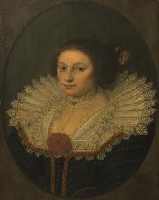 Portrait of Aertje Witsen (1599-1652), 1626. Creator: David Bailly