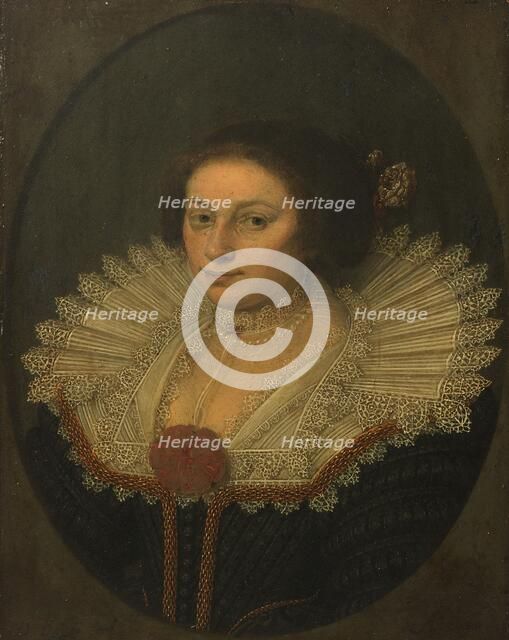 Portrait of Aertje Witsen  (1599-1652), 1626. Creator: David Bailly.