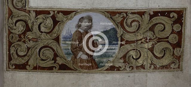 Portrait of Aesop (From: Aesop Fables - Medici Aesop), Between 1475 and 1500. Artist: Mariano di Jacopo del Buono (1433-1504)