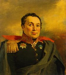 Portrait of Afanasy I. Krasovsky (1781-1843), 1822. Creator: Workshop of George Dawe