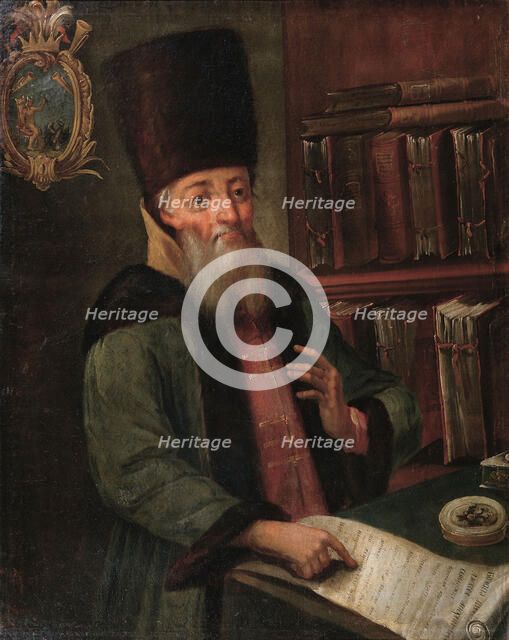 Portrait of Afanasy Lavrentievich Ordin-Naschokin (1605-1680), 17th century. Artist: Anonymous  