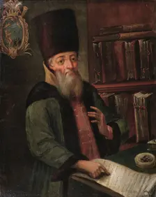 Portrait of Afanasy Lavrentievich Ordin-Naschokin (1605-1680), 17th century. Artist: Anonymous