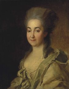 Portrait of Agafokleya Alexandrovna Poltoratskaya, née Shishkova (1737-1822) , c. 1780
