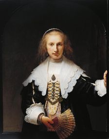 Portrait of Agatha Bas , 1641. Creator: Rembrandt van Rhijn (1606-1669)