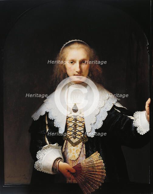 Portrait of Agatha Bas , 1641. Creator: Rembrandt van Rhijn (1606-1669).