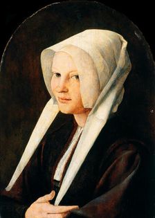 Portrait of Agatha van Schoonhoven, 1512. Creator: Scorel, Jan, van (1495-1562)