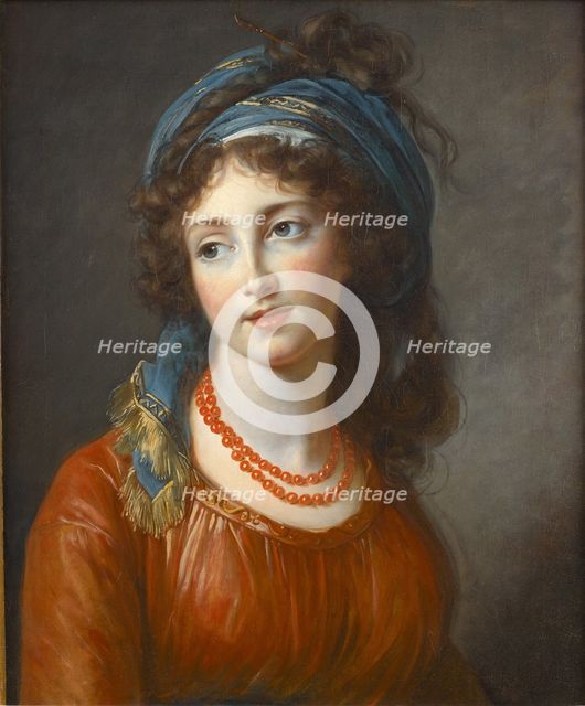 Portrait of Aglaé de Gramont, née de Polignac (1768-1812), 1794. Artist: Vigée-Lebrun, Marie Louise Elisabeth (1755-1842)