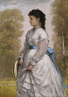 Portrait of Agnes Elizabeth Claflin, 1873. Creator: William Morris Hunt