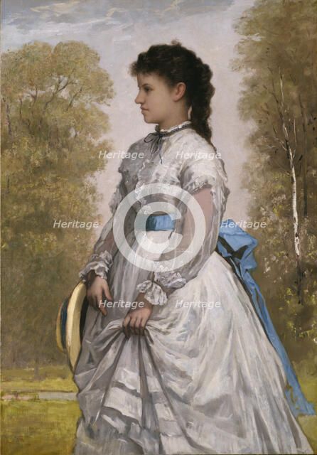 Portrait of Agnes Elizabeth Claflin, 1873. Creator: William Morris Hunt.