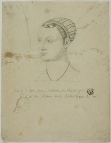 Portrait of Agnes Sorel, n.d. Creator: Unknown