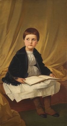 Portrait of Agnes von Steinle the Artist’s Daughter, 19th century. Creator: Eduard von Steinle