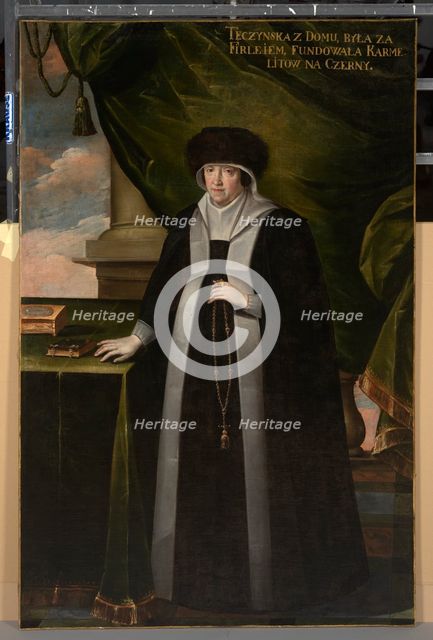 Portrait of Agnieszka Firlej née Teczynska (1578-1644), 2nd quarter of 17th century. Creator: Unknown.
