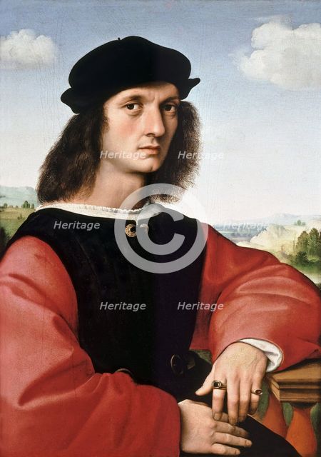 Portrait of Agnolo Doni , ca 1506-1507.