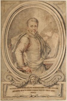 Portrait of Agostino Carracci (1557-1602). Creator: Maratta, Carlo (1625-1713)