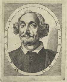 Portrait of Agostino Mascardi (1590-1640), um 1640-1650. Creator: Anonymous