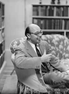 Portrait of Ahmet M. Ertegun and Nesuhi Ertegun, Turkish Embassy(?), Washington, D.C., 1938. Creator: William Paul Gottlieb
