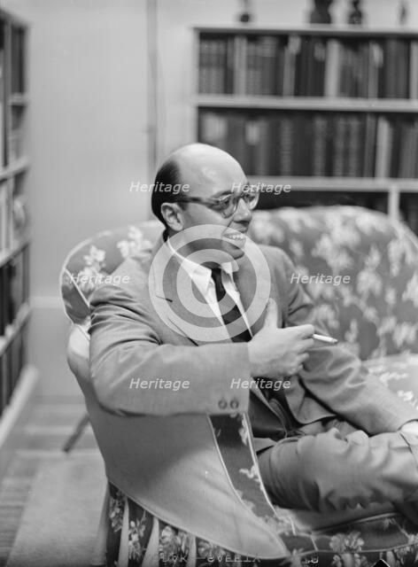 Portrait of Ahmet M. Ertegun and Nesuhi Ertegun, Turkish Embassy(?), Washington, D.C., 1938. Creator: William Paul Gottlieb.