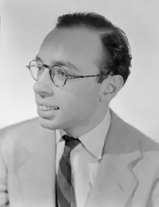 Portrait of Ahmet M. Ertegun, William P. Gottlieb's home, Arlington, Va.(?), 1930. Creator: William Paul Gottlieb