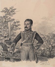 Portrait of Akim Vasilyevich Duvanov, Early 1820s. Creator: Hampeln, Carl, von (1794-after 1880)