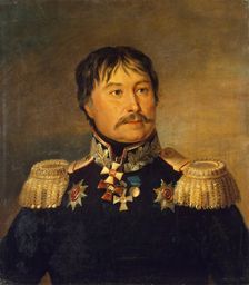 Portrait of Akim A. Karpov (1767-1838), 1823. Creator: Workshop of George Dawe