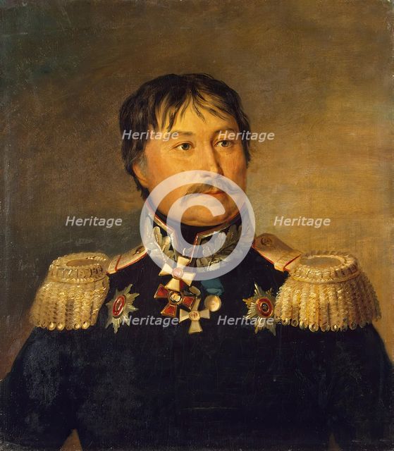 Portrait of Akim A. Karpov (1767-1838), 1823. Creator: Workshop of George Dawe.