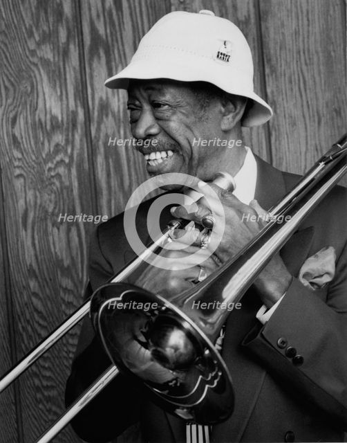Portrait of Al Grey, ca. 1980s. Creator: William Paul Gottlieb.