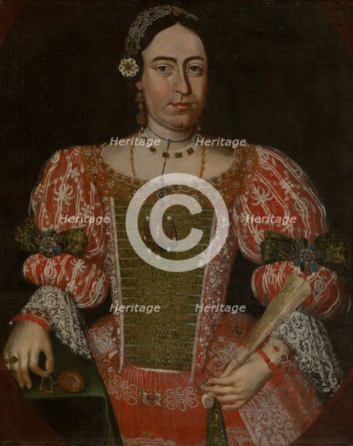 Portrait of Alzbeta Thoma, 1700-1730. Creator: Unknown.