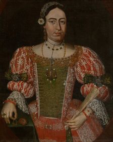 Portrait of Alzbeta Thoma, 1700-1730. Creator: Unknown